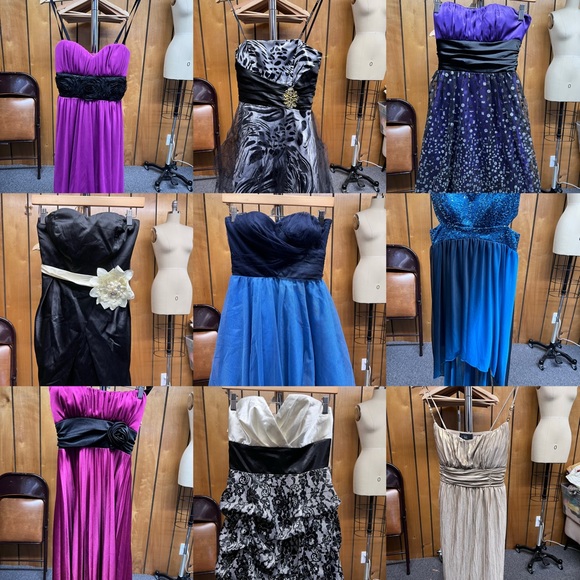 Y2K 26 Formal Holiday Prom Dresses Mall Emo MySpace - Picture 2 of 6